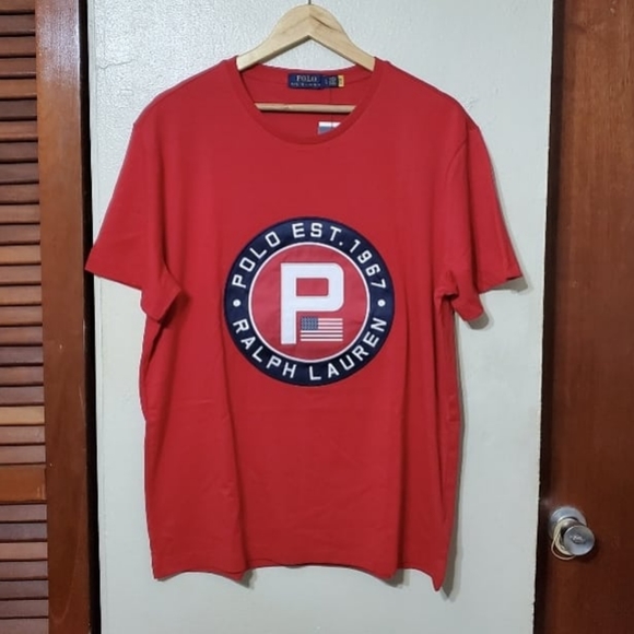 Polo Ralph Lauren Other - Polo ralph lauren embroidered p patch american flag cookie patch tee